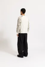 Garms Affiliated Reach Camo Waffle Longsleeve Cream (3)