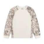 Garms Affiliated Reach Camo Waffle Longsleeve Cream (7)
