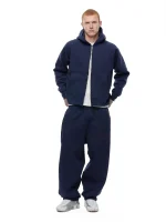 Garms Affiliated Signature Uncuffed Jogger Navy (6)