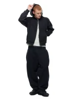 Garms Affiliated Signature Zip up Hoodie Black (4)