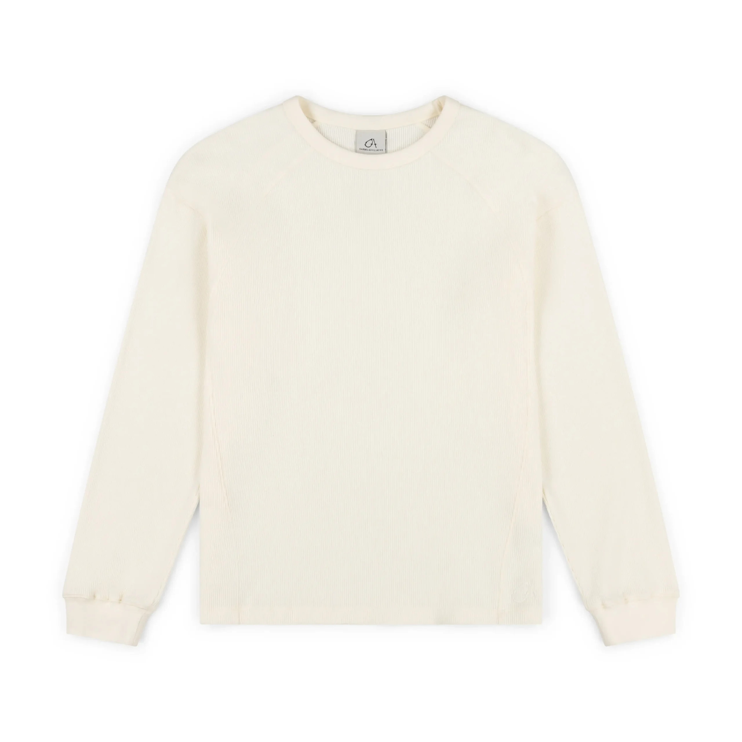 Garms Affiliated Waffle Longsleeve Cream (7) Garms Affiliated Waffle Longsleeve Cream (7)