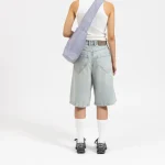 Garms Affiliated Baggy Denim Shorts Sun Bleached Blue (6)