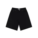 Garms Affiliated Baggy Denim Shorts True Black (1)