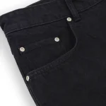 Garms Affiliated Baggy Denim Shorts True Black (3)