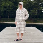 Garms Affiliated Plaid Jacket Beige (6)