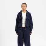 Garmsaffiliated Signature Zip up Hoodie Navy (2)