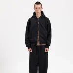 Garmsaffiliated Signature Zip up Hoodie Navy (3)